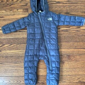 The North Face Kids Blue One Piece Snowsuit